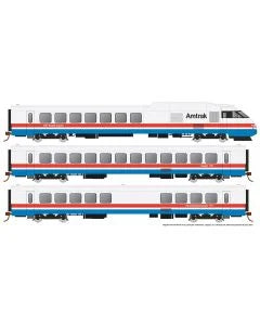 Rapido Turbo Set Amtrak HO Scale RTL Turboliner (DCC/Sound) - Set #1 Phase III Early HO Scale