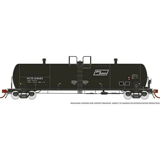 Rapido Procor NCTX GP20 20,000 gal Tank Car #23025 N Scale