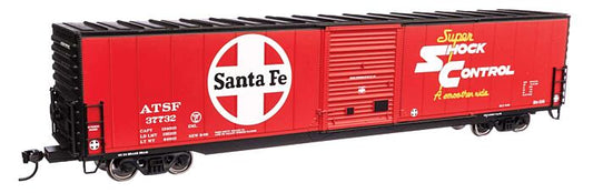 Santa Fe model train car