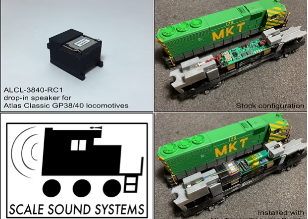 Scale Sound Systems Speaker ALCL-3840 Atlas Classic/Master (early) GP38/40