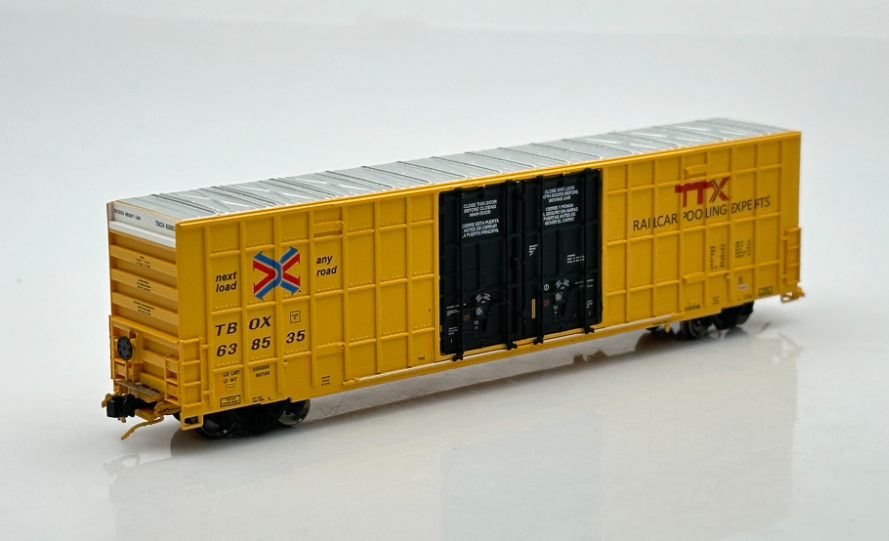 Aurora Miniatures 602071 N Scale - Greenbrier 7550cf 60' Plate F Boxcar TBOX 638549
