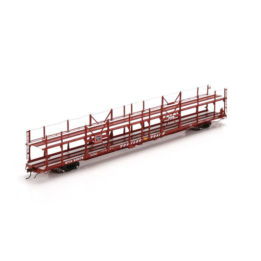 Athearn Genesis F89F Auto Rack Flat Car CB&Q #930175 HO Scale