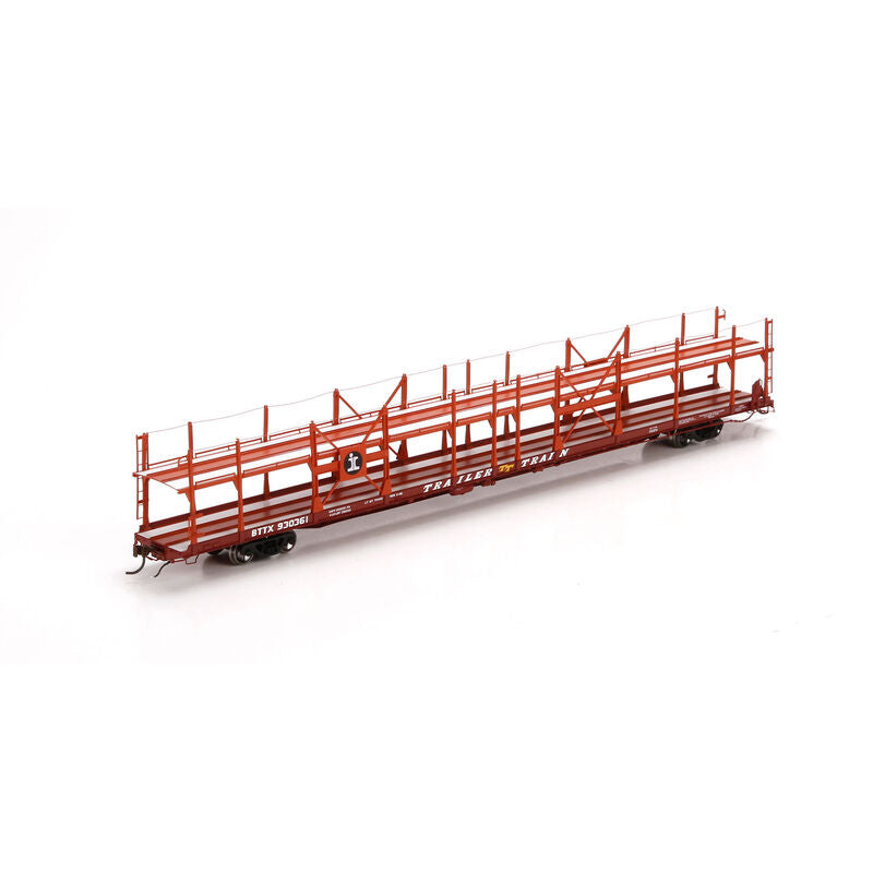 Athearn Genesis F89F Auto Rack Flat Car Illinois Central #930361 HO Scale