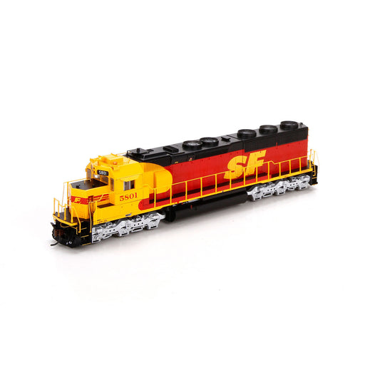 Athearn Genesis SD45-2 DCC & Sound Tsunami Santa Fe "Kodachrome" #5809 HO Scale