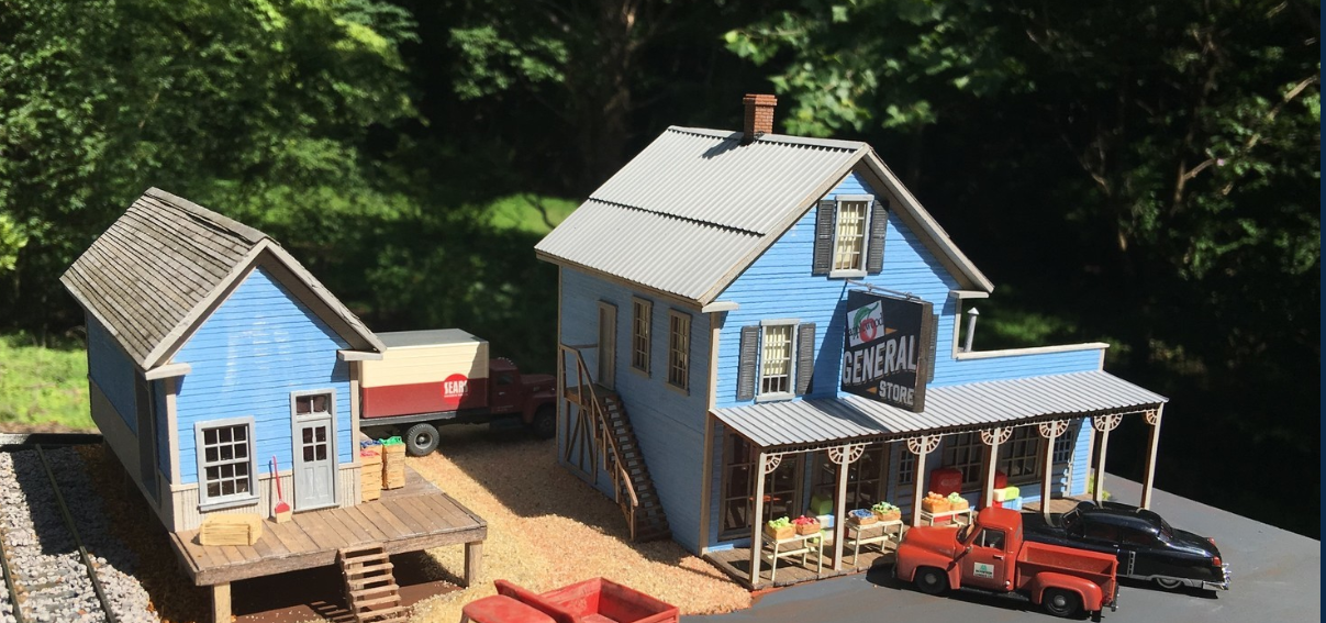 Motrak Models #83006 Applewood General Store with Freight Depot HO