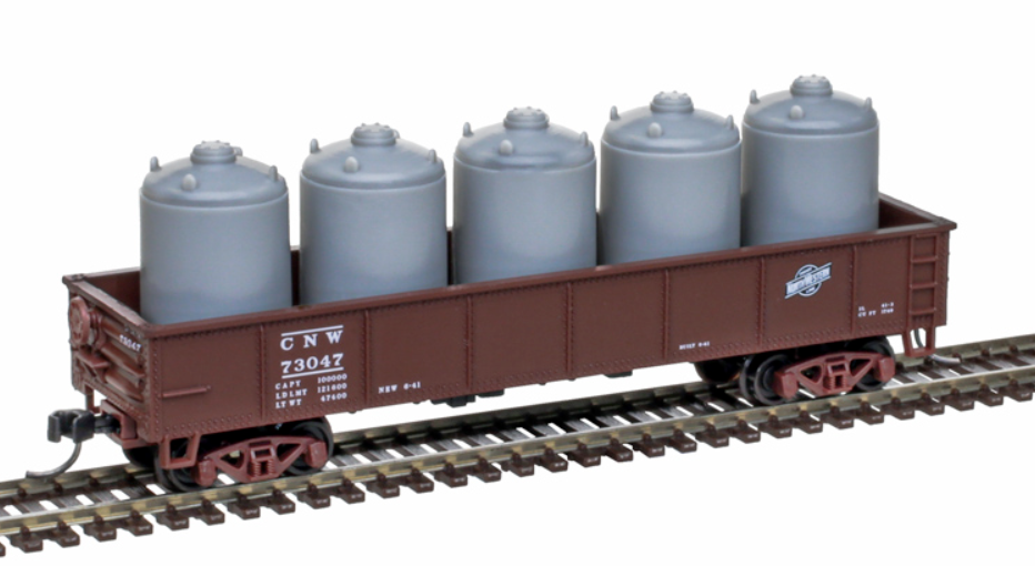 Atlas Trainman 50006749 N Scale - 42' Gondola C&NW #73101