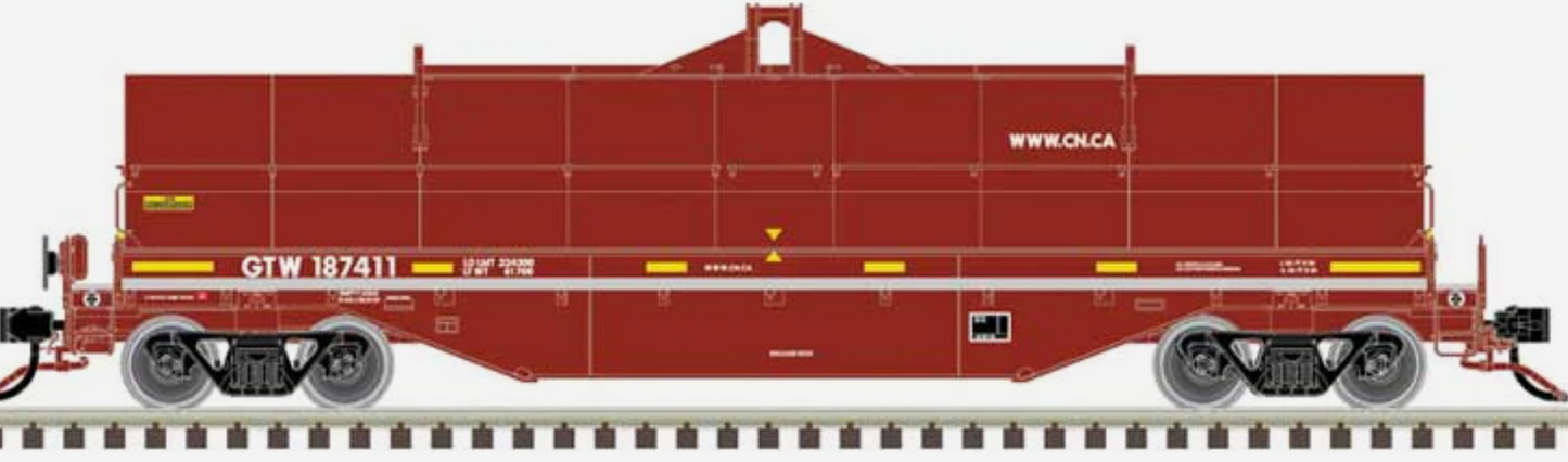 Atlas Master Line 50006770 N Scale - 42' Coil Steel Car with Fishbelly Side Sill GTW #187482