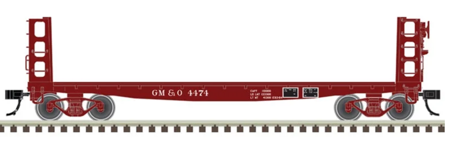 Atlas 50006949 N Scale - 42' Pulpwood Flatcar with Load GM&O #4474