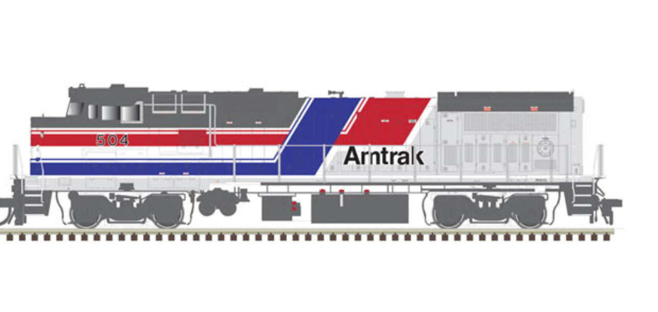 Atlas Master 40005146 N scale - Dash 8-40BW DC/Silent Amtrak #507