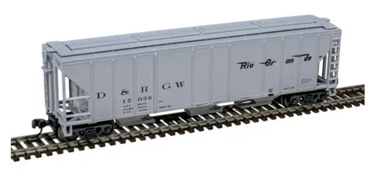 Atlas Master 50006789 N Scale - PS4427 3-Bay Covered Hopper Denver & Rio Grande Western #15096