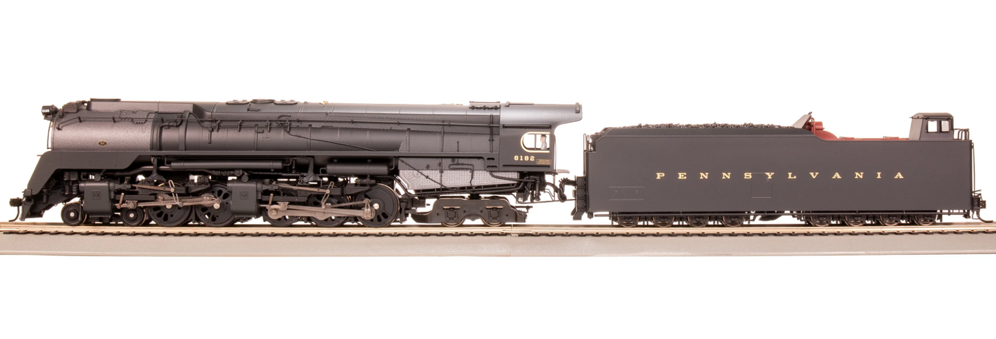 Broadway Limited Imports (BLI#7804) Brass Hybrid Steam Engine - Q2 Duplex, 4-4-6-4, PRR Paragon4 Sound/DC/DCC, Smoke, #6191 Production Version, 18,000 gallon tender, HO Scale