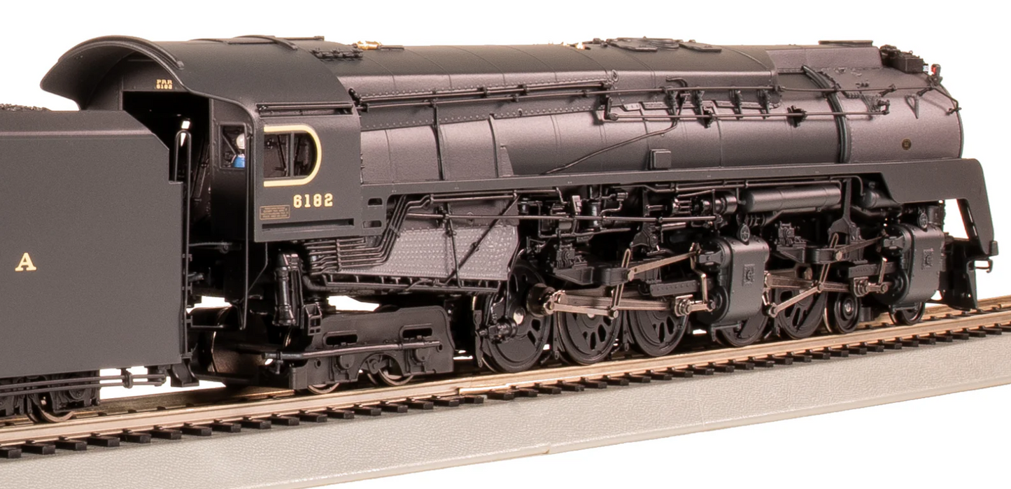 Broadway Limited Imports (BLI#7804) Brass Hybrid Steam Engine - Q2 Duplex, 4-4-6-4, PRR Paragon4 Sound/DC/DCC, Smoke, #6191 Production Version, 18,000 gallon tender, HO Scale