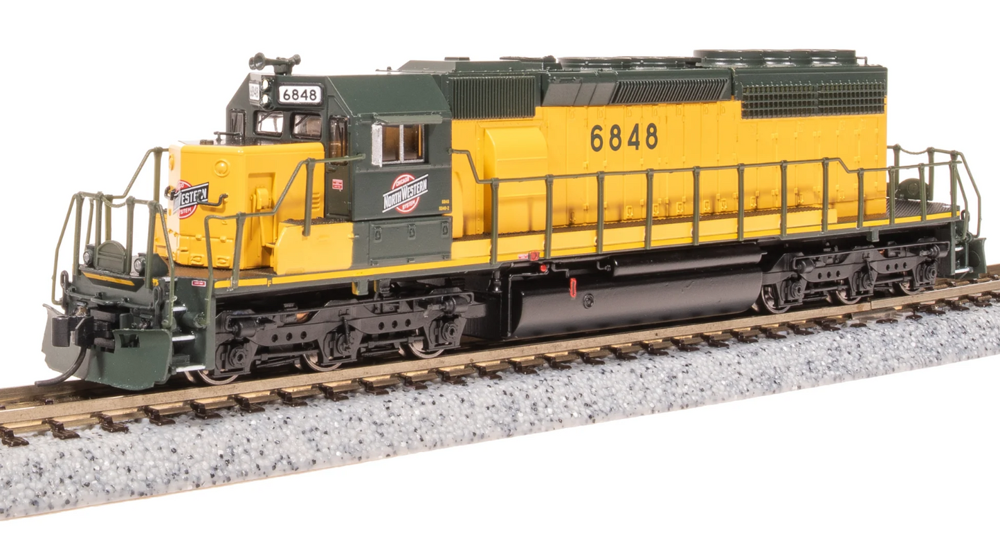 Broadway Limited BLI 7956 N Scale - SD40-2 DCC & Sound Chicago & Northwestern C&NW #6867