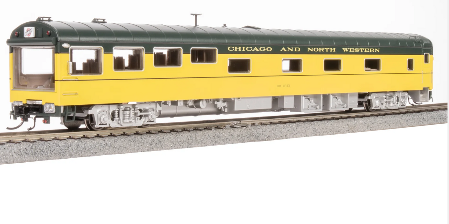 Broadway Limited 9107 HO Scale - Chicago & North Western Track Inspection Car, "Fox River",