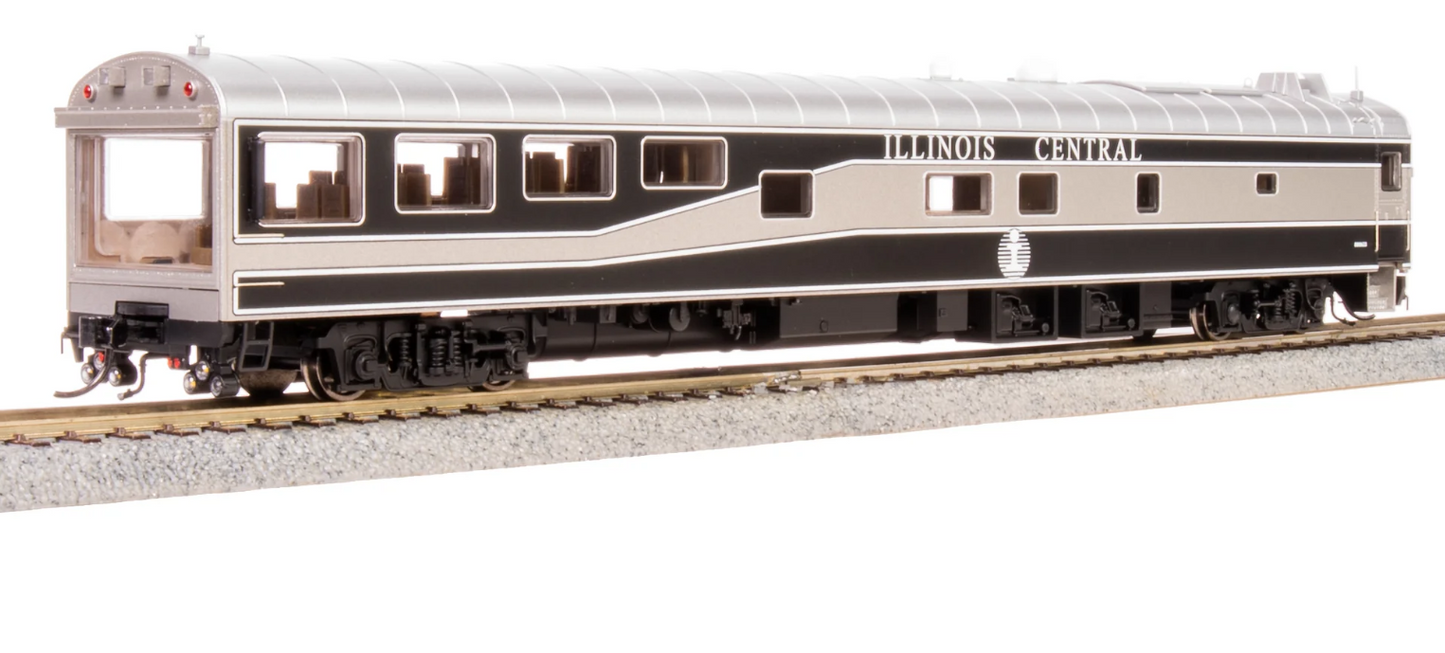 Broadway Limited 9161 HO Scale - IC Track Inspection Car, IC 800653, Black/Gunmetal/Aluminum Scheme