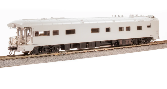 Broadway Limited 9596 HO Scale - Union Pacific Business Car, Painted Primer Gray, Black Trucks