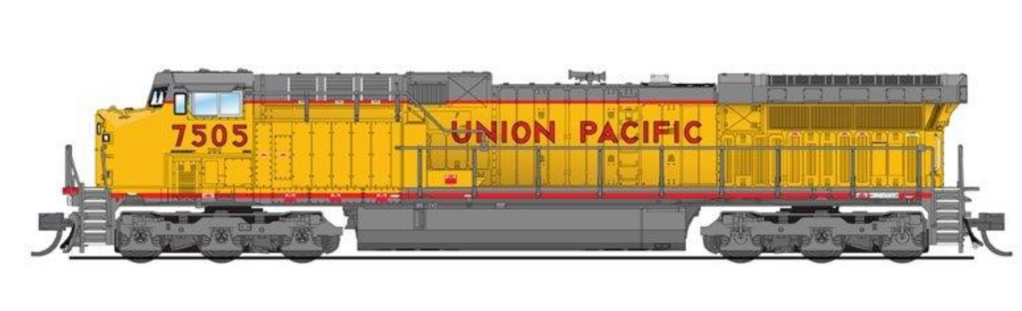 Broadway Limited BLI 6281 N Scale - AC6000 DCC/Sound (Paragon 3) Union Pacific #7516
