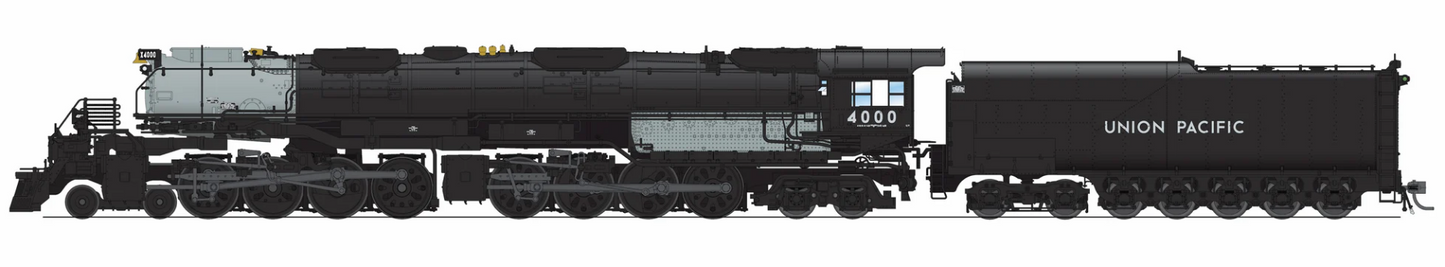 Broadway Limited Imports (BLI) Steam Engine 9503 UP Big Boy 4-8-8-4, #4000, 1941 Appearance w/ As-Delivered Aftercooler, 25-C-100 Coal Tender, Paragon4 Sound/DC/DCC, Smoke, HO