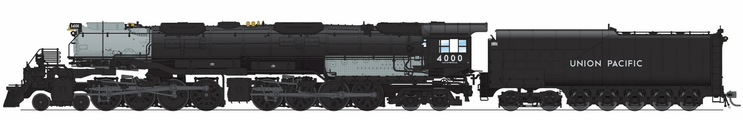 Broadway Limited Imports (BLI) 9507 Steam Engine - UP Big Boy 4-8-8-4, #4023, 1944 Appearance w/ Wilson Aftercooler, 25-C-400 Coal Tender, Paragon4 Sound/DC/DCC, Smoke, HO