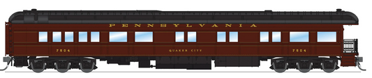 Broadway Limited HO 8971 Z74D Business Car, PRR 7504, "Quaker City", Late 1940's