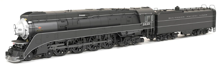 Broadway Limited Imports BLI 9842 HO Scale Steam Engine - Southern Pacific GS-4, #4449, 2001 Excursion, Black w/ Pinstripes, Paragon4 Sound/DC/DCC