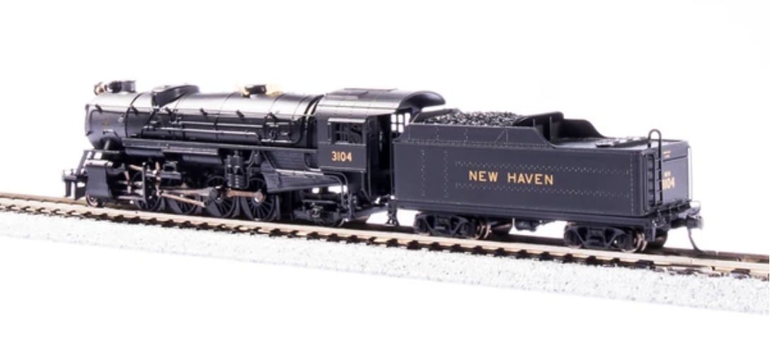 Broadway Limited BLI 3976 N Scale - USRA Heavy Mikado Steam Engine DCC/Sound New Haven #3104