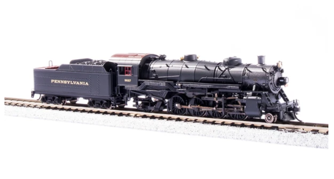 Broadway Limited BLI 3990 N Scale - USRA Light Mikado Paragon4 DCC/Sound PRR #9627