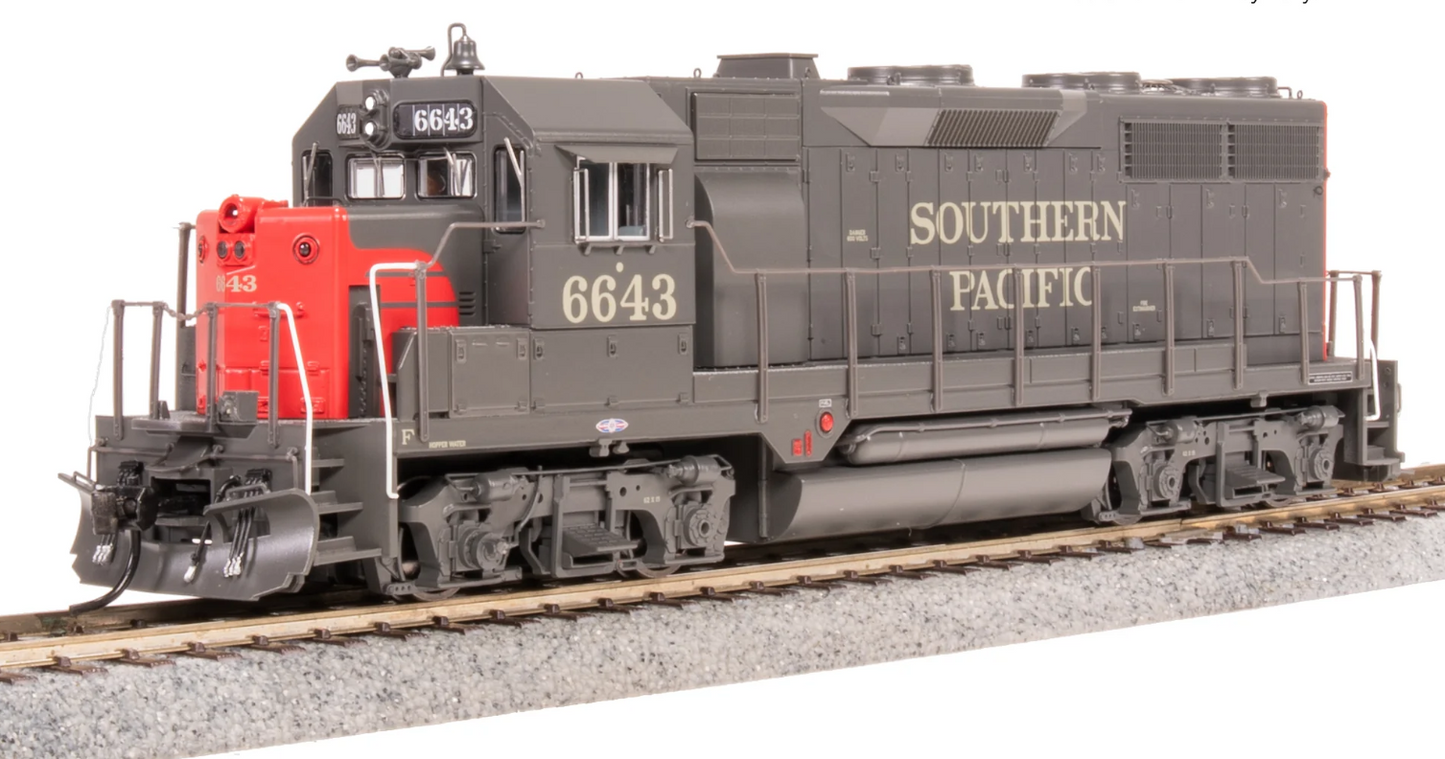 Broadway Limited BLI 8931 HO Scale - GP35 DCC/Sound Southern Pacific Bloody Nose, Road Number on Nose #6632