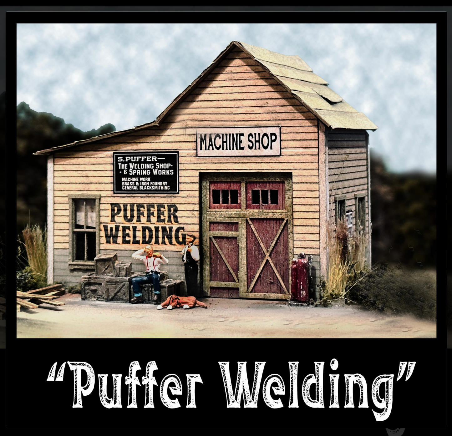 Bar Mills Scale Model Works 5032 Puffer Welding Shop HO Scale