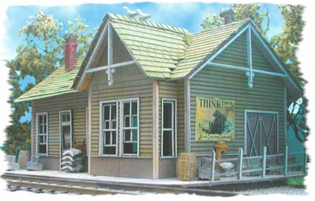 Bar Mills Scale Model Works 911 Whistle Stop Junction N Scale