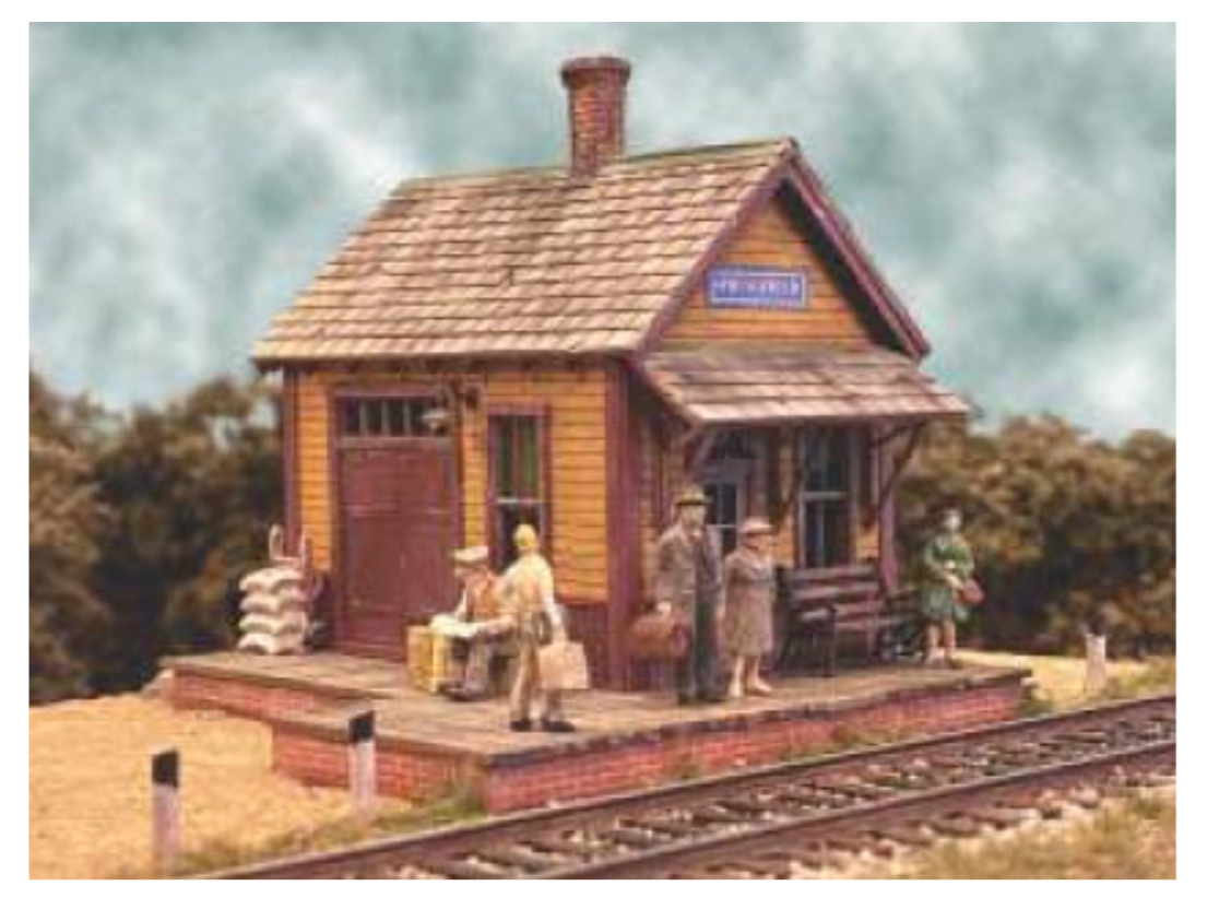Bar Mills Scale Model Works 262 HO Scale Springfield Station - Craftsman Kit
