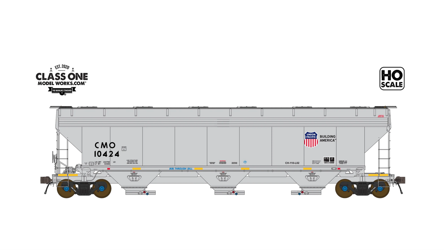 Class One Model Works ARI 5200 Hopper CHICAGO, ST PAUL, MINNEAPOLIS AND OMAHA (UP) #10518  HO Scale