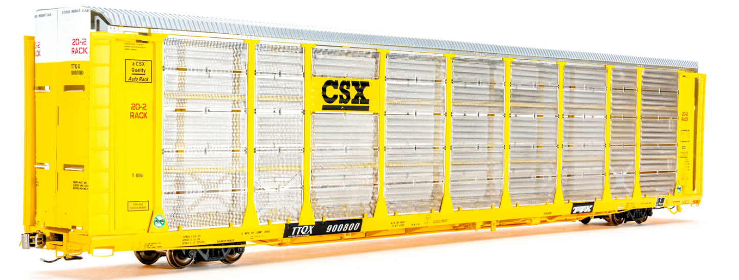 Class One Model Works FC00609 HO Scale Thrall 20-2 Autorack CSX #900800