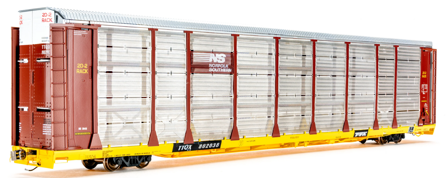 Class One Model Works FC00631 HO Scale Thrall 20-2 Autorack Norfolk Southern #802442