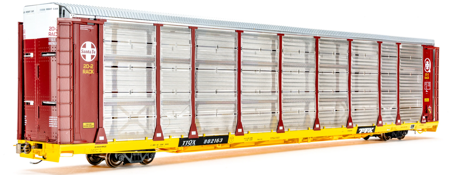 Class One Model Works FC00619 HO Scale Thrall 20-2 Autorack Santa Fe #903217