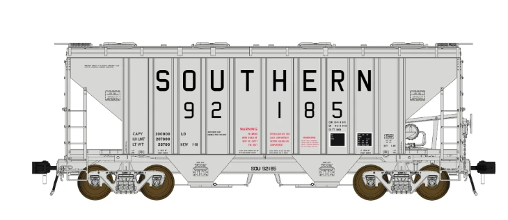 Class One Model Works FC01030 HO Scale - PS 3000CD Two-Bay Hopper Southern #92306