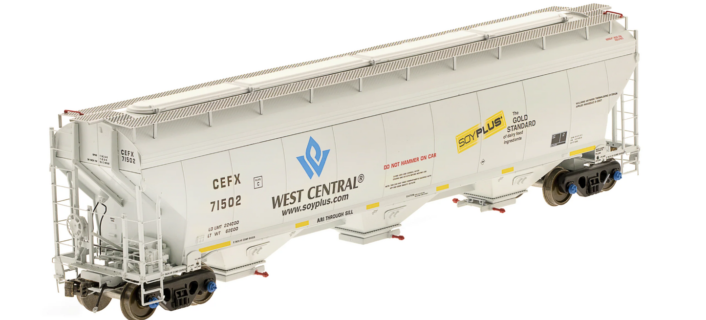 Class One Model Works ARI 5200 3-Bay Covered Hopper CIT Equipment CEFX#71533 HO Scale