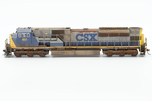 Kato Weathered SD80MAC DCC Ready HO Scale CSX #801