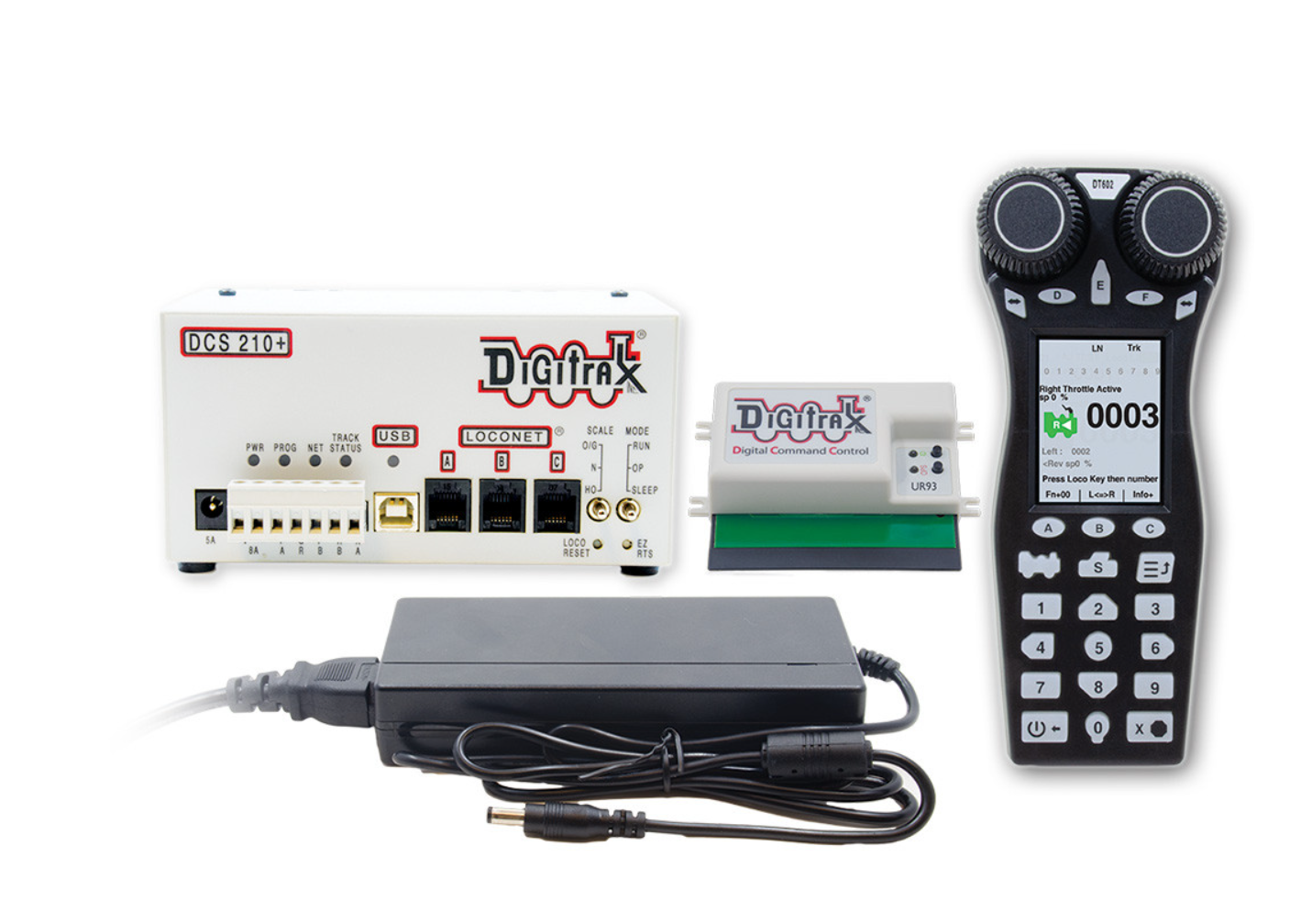 Digitrax EVOXD Evolution Express Duplex Wireless Radio Starter Set 5A/8A