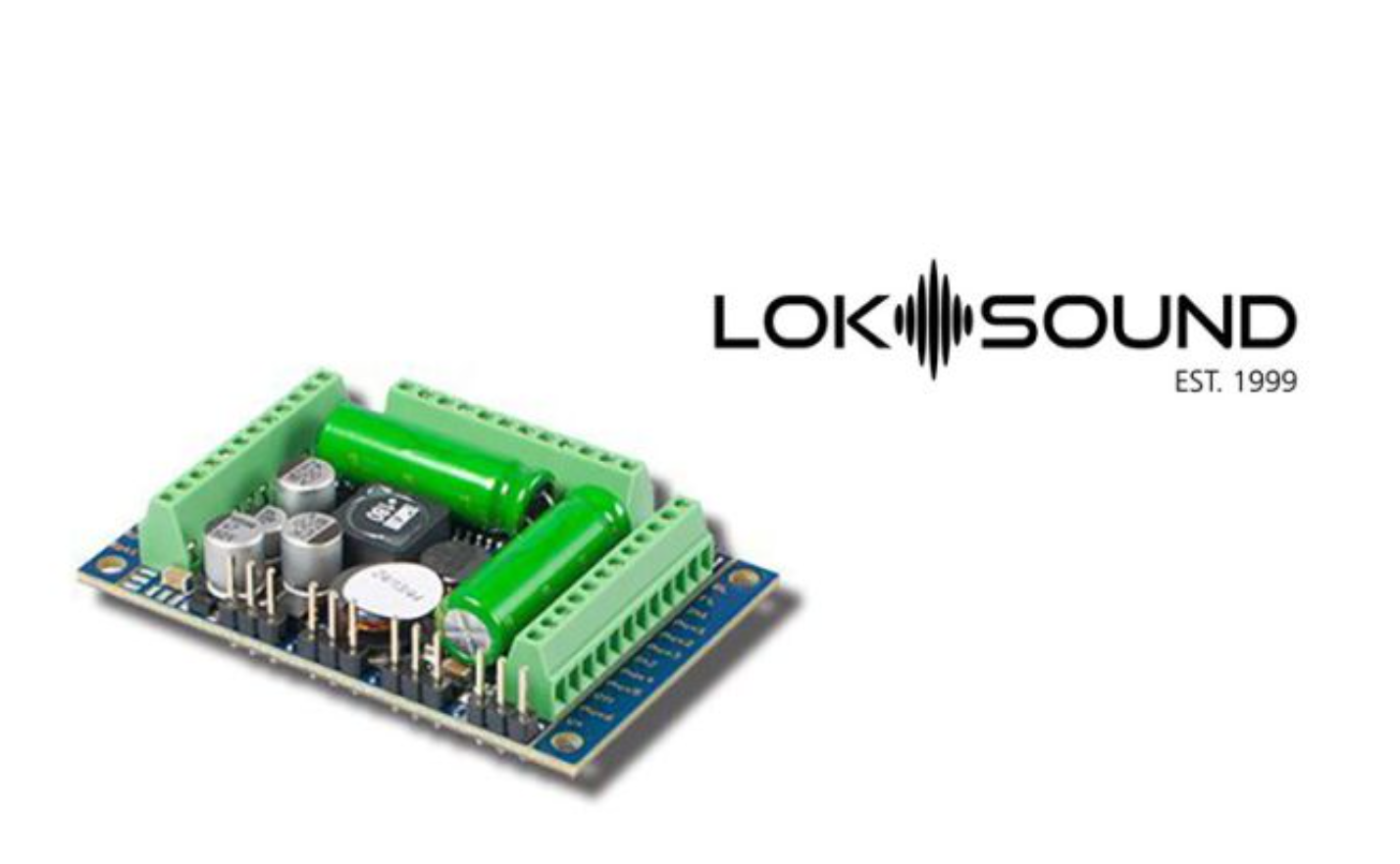 ESU 58513, LokSound 5 XL DCC/MM/SX/M4, Sound Decoder With Screw Terminals, Large Scale