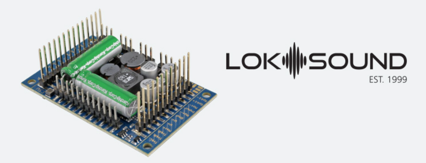 ESU 58515, LokSound 5 XL DCC/MM/SX/M4, Sound Decoder With Pinheader, Large Scale
