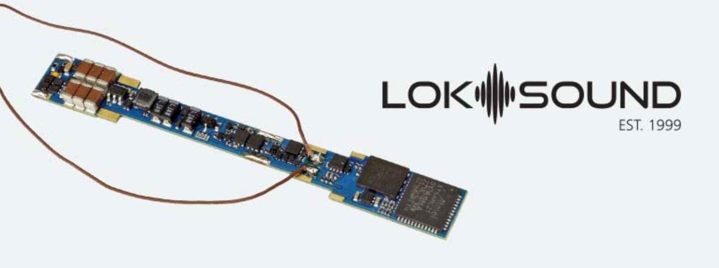 ESU 58751 LokSound 5 Micro DCC, Direct Atlas Legacy, Sound Decoder, N Scale