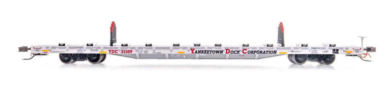 Homeshops / ScaleTrains HO Scale BSC Finger Rack Flatcar Yankeetown Dock Corporation #31122