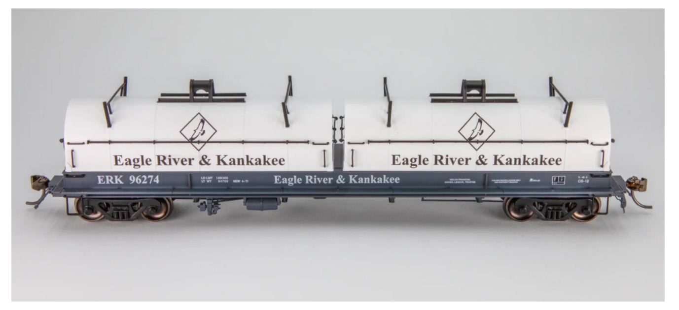 Homeshops Intermountain Evans 100 Ton Steel Coil Car - Freelance Railroad Eagle River & Kankakee #96210 HO Scale