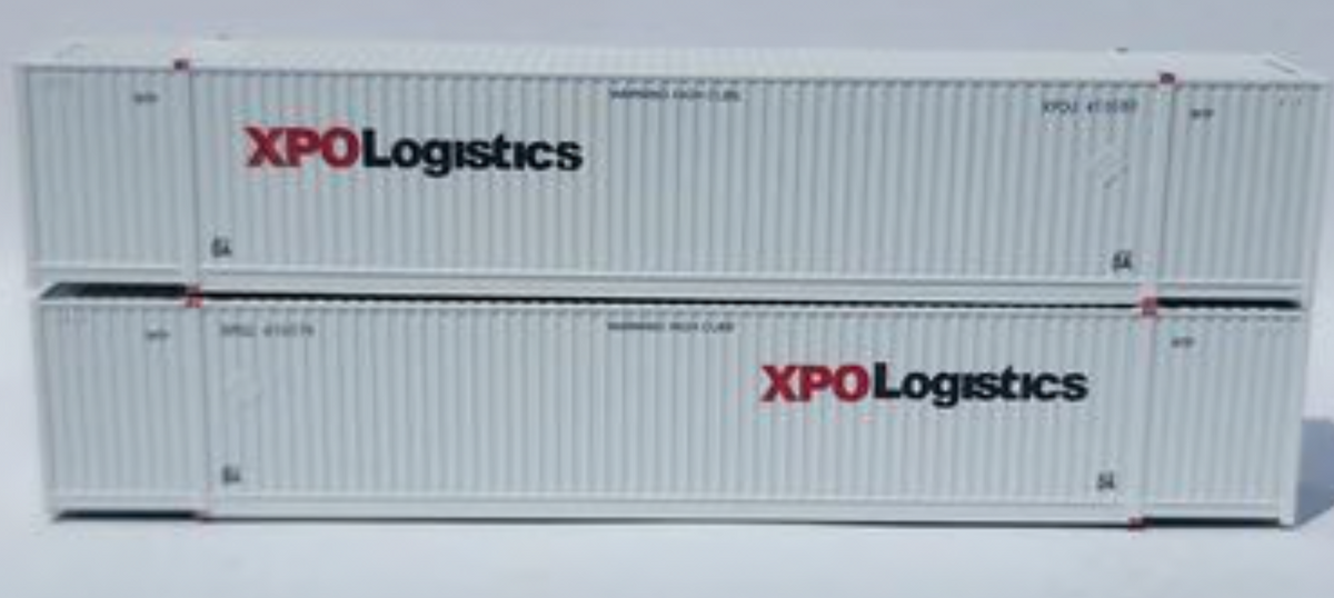 Jacksonville Terminal Co JTC 53071 N Scale - XPO Logistics 53' Corrugated Containers (2 Pack) #3