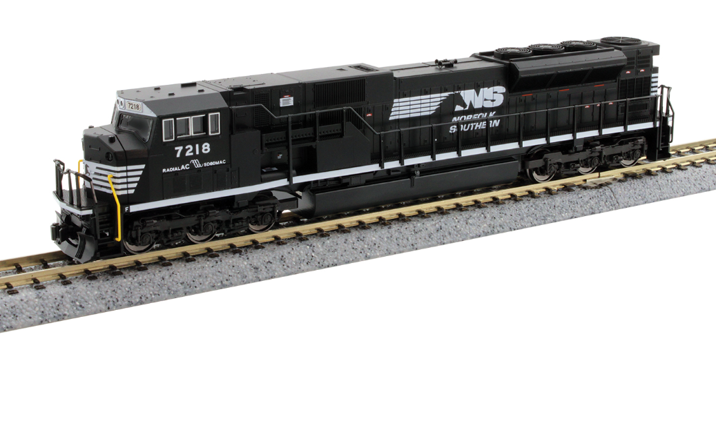 Kato 176-5517 N Scale - SD80MAC DC/Silent (DCC Ready) Norfolk Southern #7218