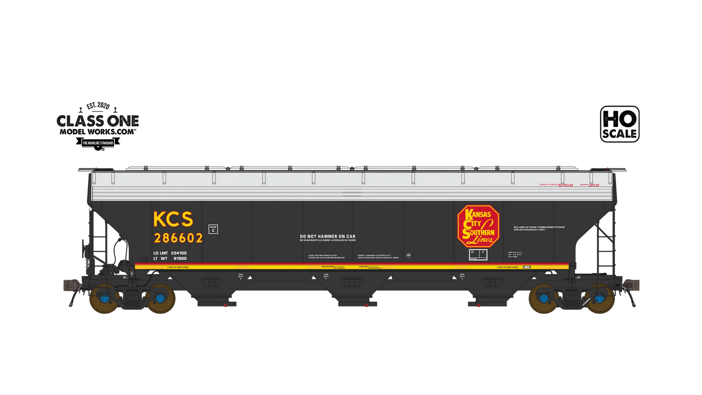 Class One Model Works ARI 5200 Hopper Kansas City Southern #286544 HO Scale