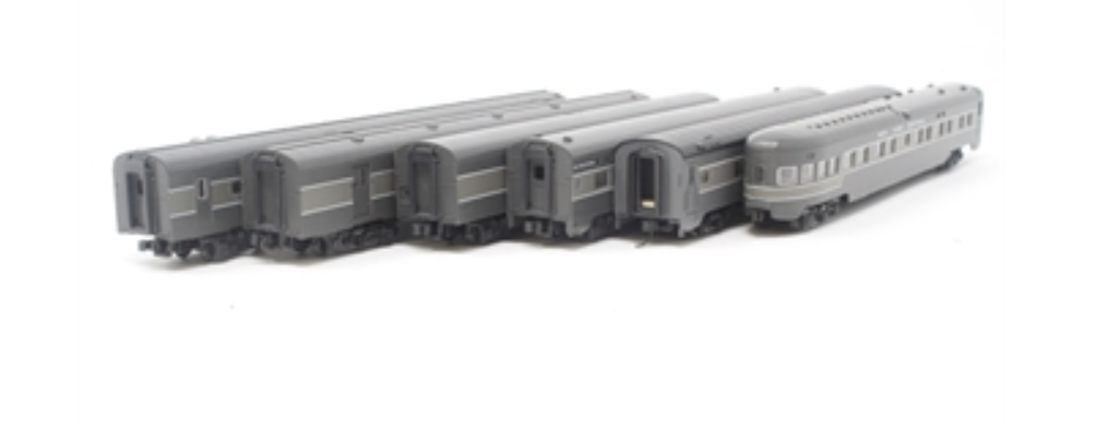 Kato 106-013 N Scale - Smoothside Passenger Cars New York Central 6 Car Set