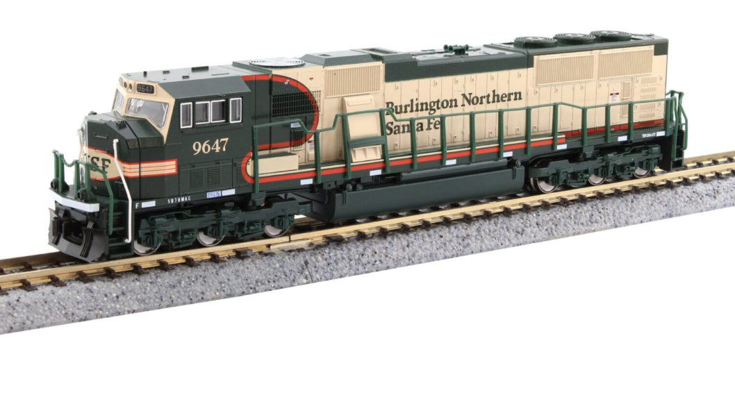 Kato 176-6503 N Scale - SD70MAC DC/Silent BNSF Merger Scheme #9647