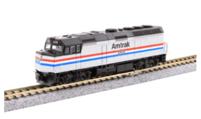 Kato 1766108 N scale EMD F40PH Amtrak Phase III #350 w/o ditch lights